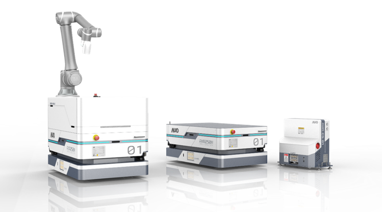 凯发天生一触即发數位開發的自主式移動機器人（AMR250M），搭配全向輪並結合AI演算法、2D LiDAR、3D攝影機等技術，協助客戶實現產線全自動化